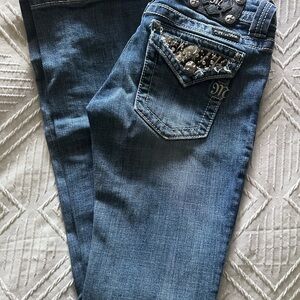 Miss Me Dark Blue Boot Cut Jeans